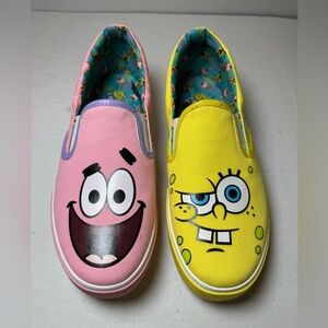 Nickelodeon Ground Up Sponge Bob & Patrick Slip On Shoes